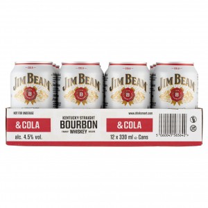 Jim Beam White &Cola - tálca